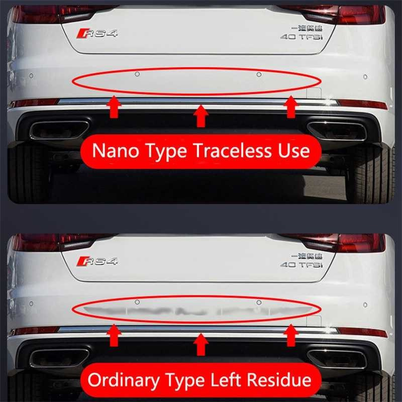 Nano Car Reflective Sticker Warning Warning Strip Trunk Exterior - 1181 skotlet pantul stiker pantul