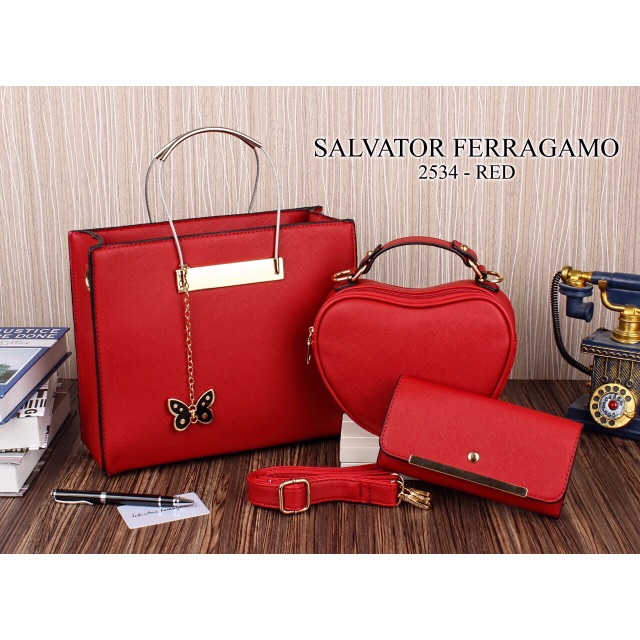 Tas Salvator Ferragamo 3 in 1