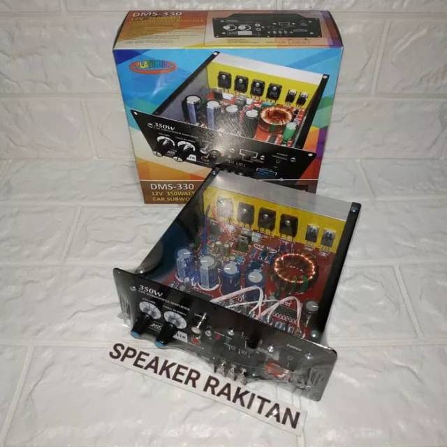 Power Subwoofer mobil / Car subwoofer Monoblock 350Watt+ Box DMS-330