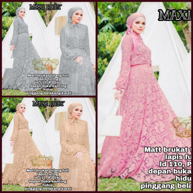 maxi ruby fd Maxi brukat kondangan