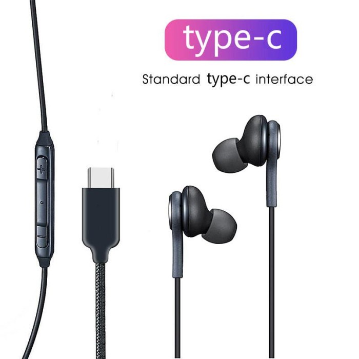 Headset Earphone Note 20 ultra S21 Ultra Note 10 + Plus AKG Type Tipe C Handsfree