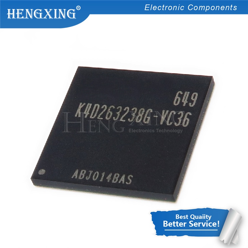 10pcs Ic K4D263238G-vc36 K4G41325FC-HC03 K4X1G163PE-FGC6 KLM8G2FEJA-A002263238G K4G41325FC K4X1G163PE KLM8G2FEJA BGA