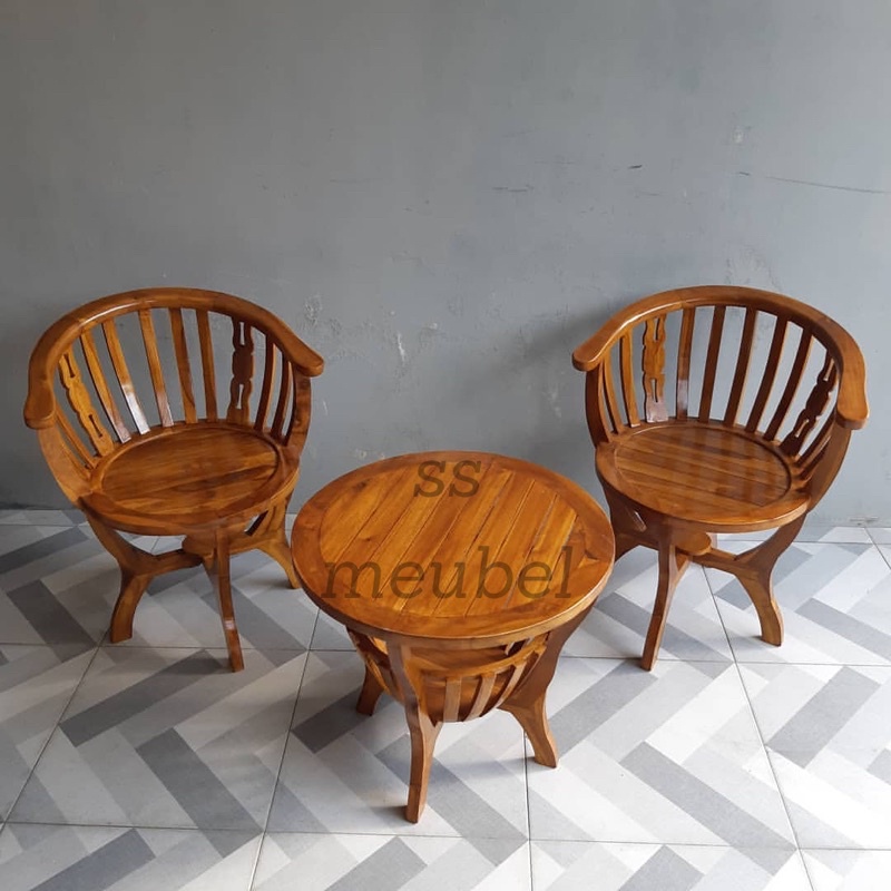 kursi teras mangkok, kursi teras jati, kursi teras murah, kursi santai