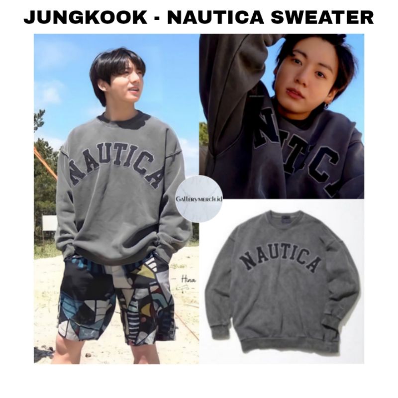 [READY STOCK] JUNGKOOK BTS - NAUTICA SWEATER