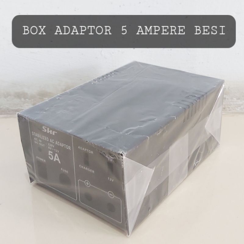 Box Adaptor 5 Ampere SKR Besi Plat