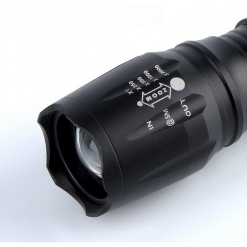 Senter LED Mini Cree XM-L T6 - TG-S142 - Black--TaffLED