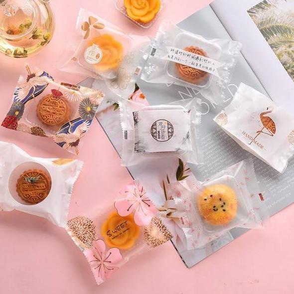 

✪ Plastik Sealer mooncake / plastik kue bulan 9x11.5 cm isi 100 pcs ☛