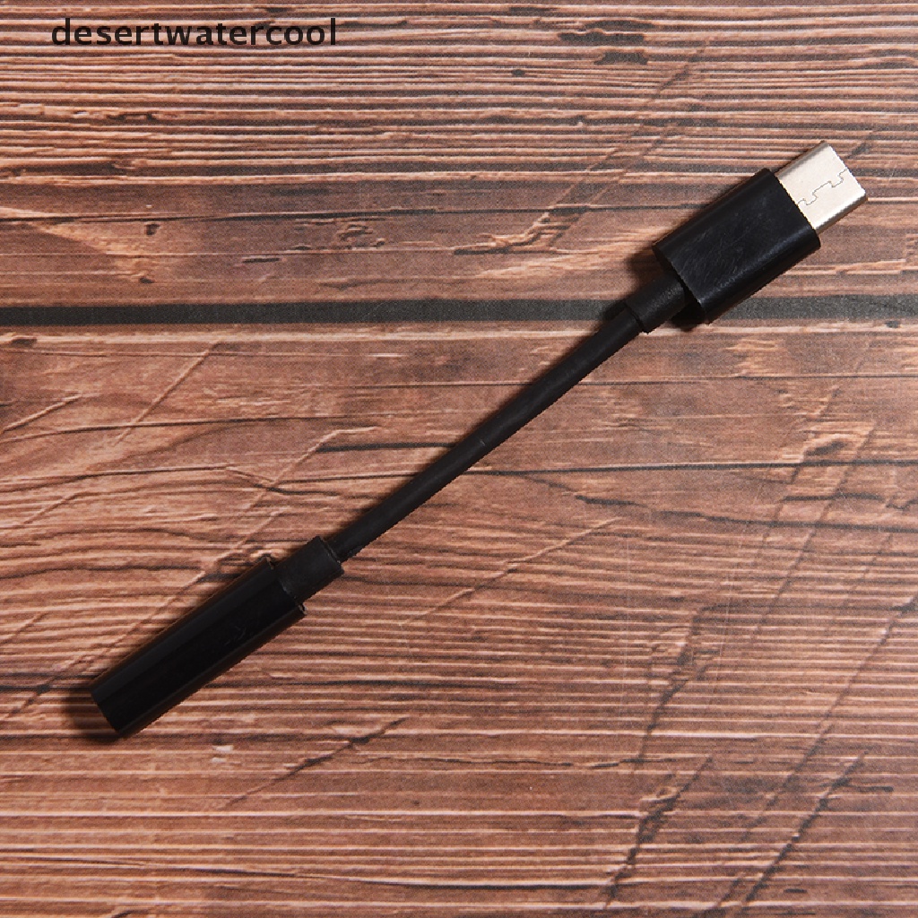 Deid Kabel Adapter USB 3.1 Tipe C male Ke 3.5 AUX Untuk Earphone
