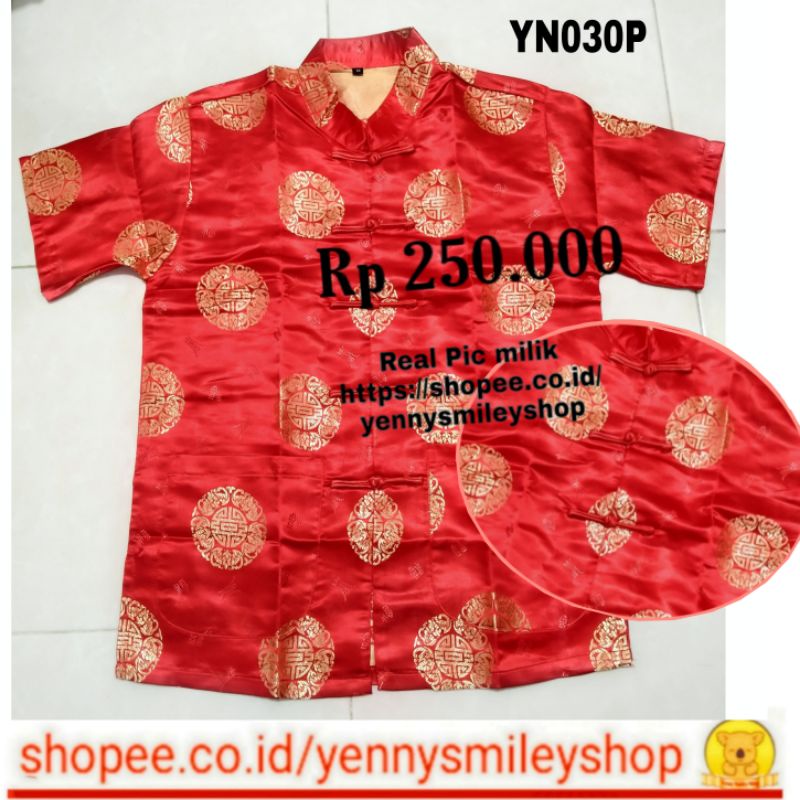 Cheongsam Pria YN030P Cheongsam imlek