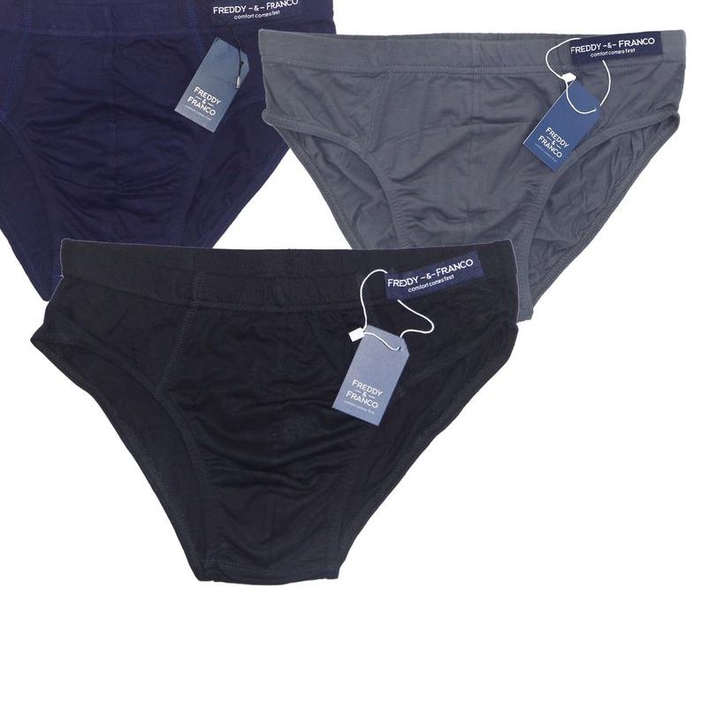 ⅎ Freddy & Franco Brief 01 (3PCS PROMO) / Cd Pria / Celana Dalam Pria / Celana Dalam Premium ☇