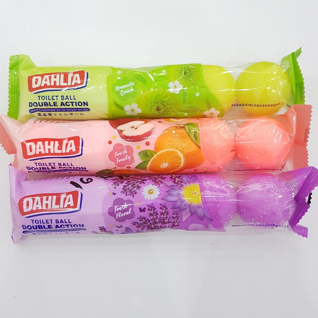Pewangi Kamar Mandi Dahlia isi 5 Ball / Pewangi Kamar Mandi / Pengusir Hama