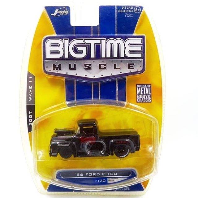 JADA BIGTIME MUSCLE 56 FORD F 100 HITAM DIECAST KOLEKSI