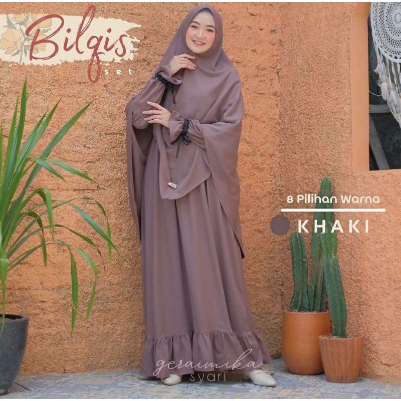 Gamis Syari Bilqis Set