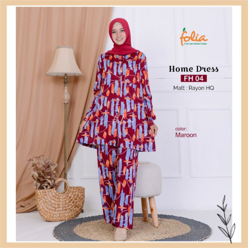 SALE FH 04 Folia Home dress/babydoll katun rayon