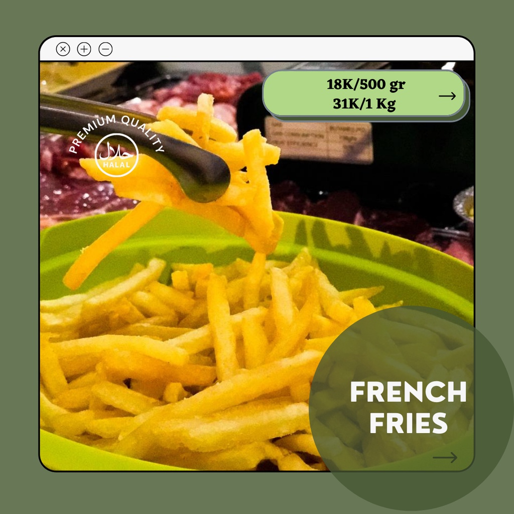 

FRENCH FRIES / KENTANG GORENG SHOESTRING