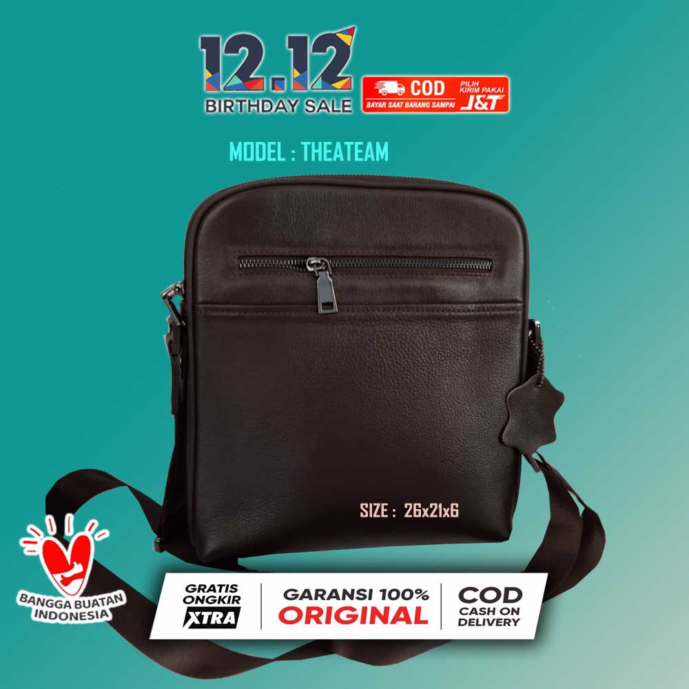 tas selempang - tas selempang pria kulit asli