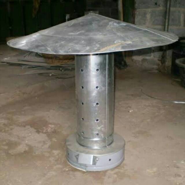 Pemanas anak ayam broiler penghangat DOC pemanas batubara batu bara