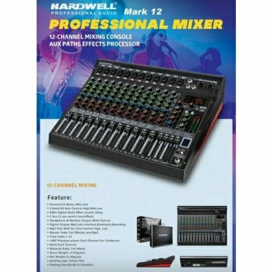 Mixer 12 Channel Hardwell Mark 12 Original