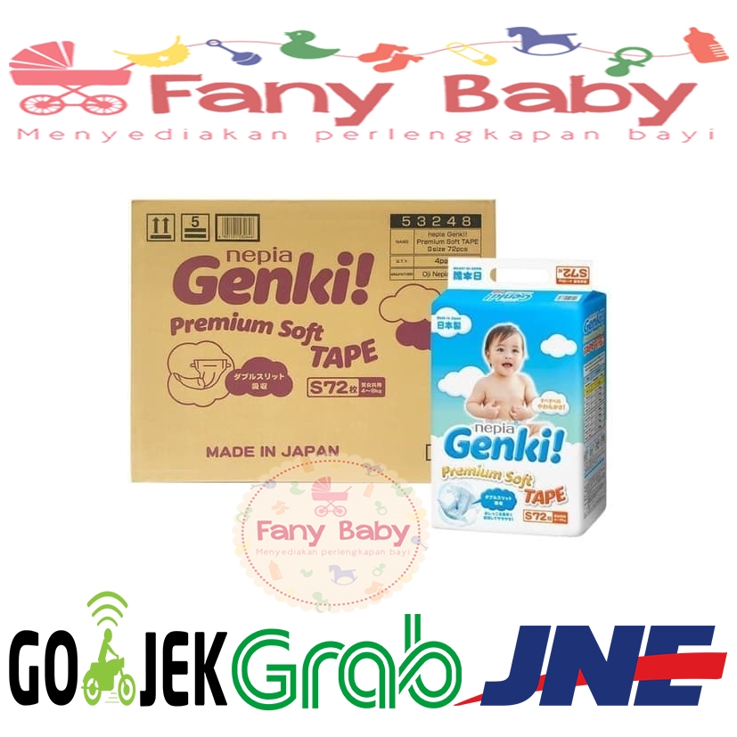 Nepia Genki (1Dus) Tape S 72 4packs