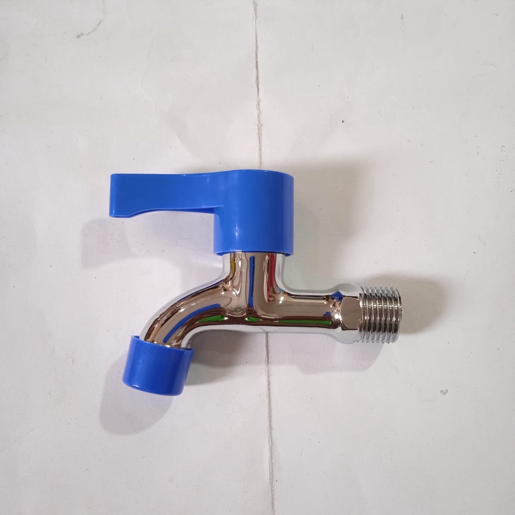 Kran Tembok Kamar Mandi 1/2inch Handle Warna Keran Air taman bak kamar Mandi Black faucet murah kran wudhu multifunction