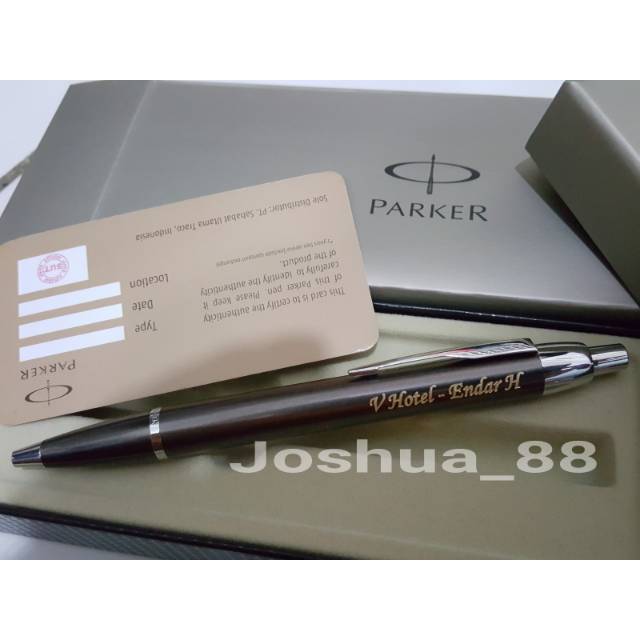 

Pulpen PARKER IM Original Bisa Ukir/Request Nama Sendiri