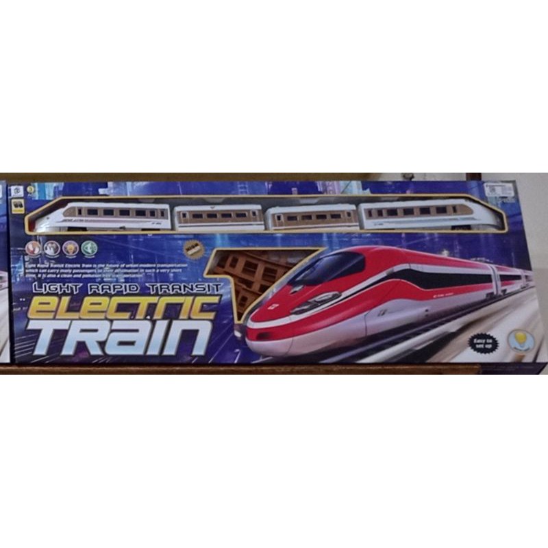 Mainan anak kereta api rel baterai LRT ukuran besar murah