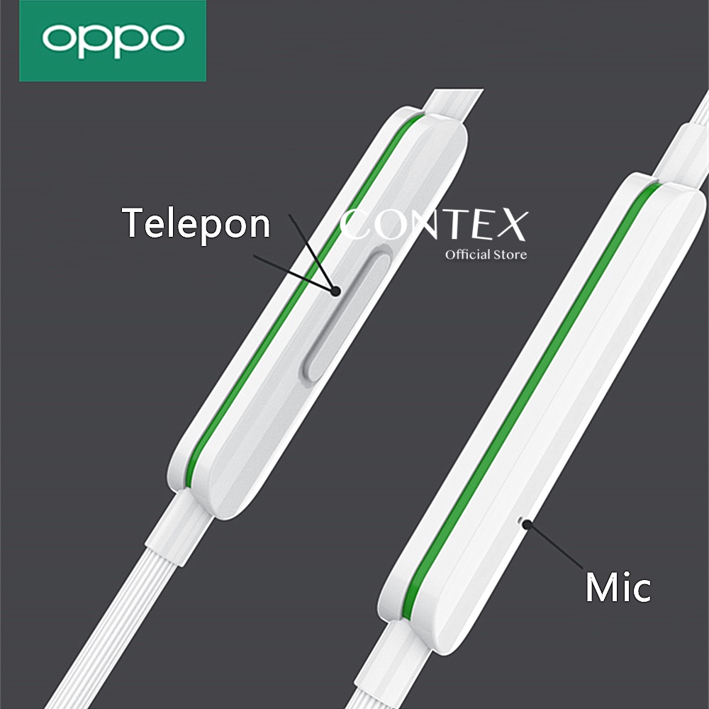 Headset Oppo MH150/MH154 Earphones 3.5MM/Type-C Original 100% Support Semua Tipe Oppo