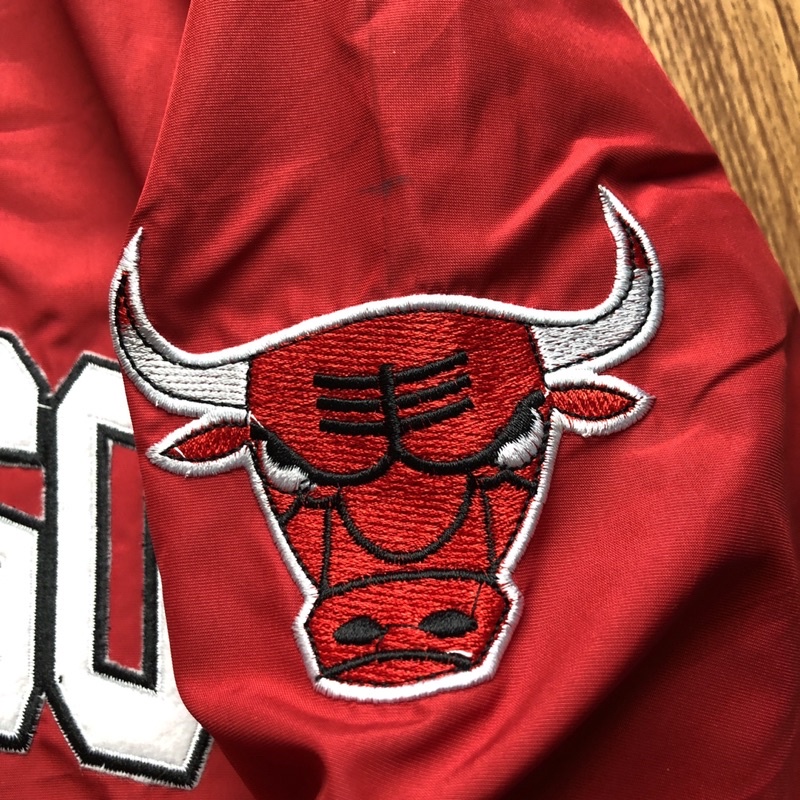 JAKET BOMBER VARSITY - CHICAGO MERAH FULLTAG JACKET BASEBALL COACH MIRROR ORIGINAL