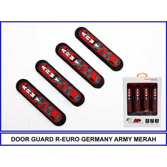 DOORGUARD PELINDUNG PINTU DOOR GUARD R-EURO GERMANY ARMY MERAH