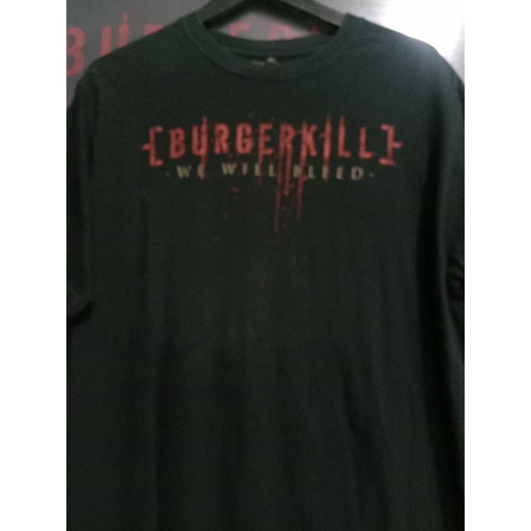 Merch BURGERKILL ( We Will Bleed ) Size L