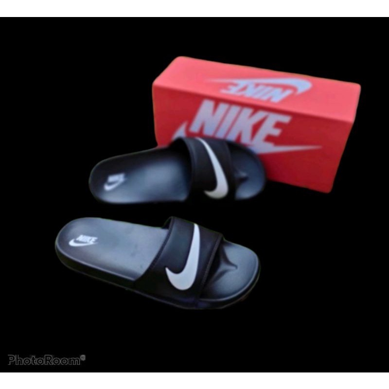 SANDAL NIkE - NIKE SWOSH - SANDAL -nike - SANDAL PRIA - SANDAL WANITA - SANDAL SLOP -SANDAL SLOP PRIA-1