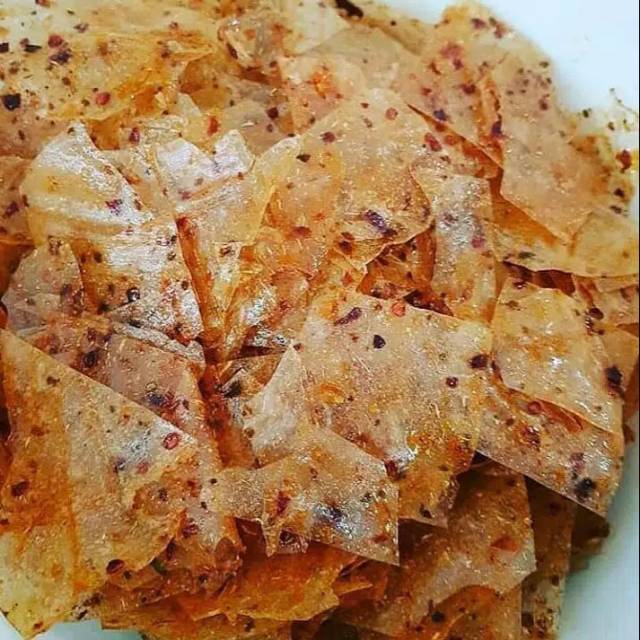 

keripik kaca pedas daun jeruk 1 kg