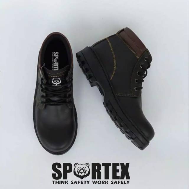 SEPATU SAFETY SEMI BOOTS SPORTEX PRIA TYPE 03 BOOT SAVETY BUT SEPTI BUTS SEVTI BOT SEPTY BOTS SEFTY