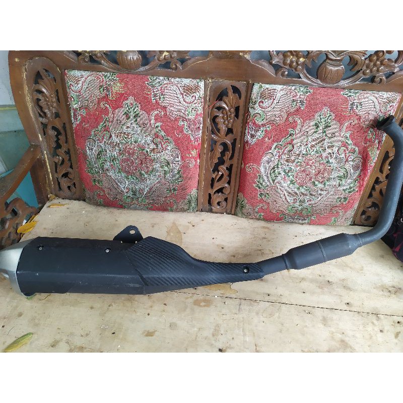 knalpot original R15 V3 + spakboar R15V3