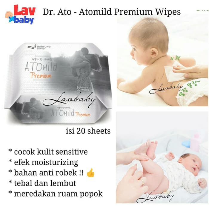 LVB-244 Dr. Ato Nose Care Wet Tissue Wipes utk pilek