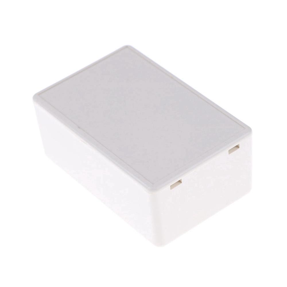 Preva 1/2pcs Kotak Proyek Elektronik Putih/Grey DIY High Quality Kotak Instrumen