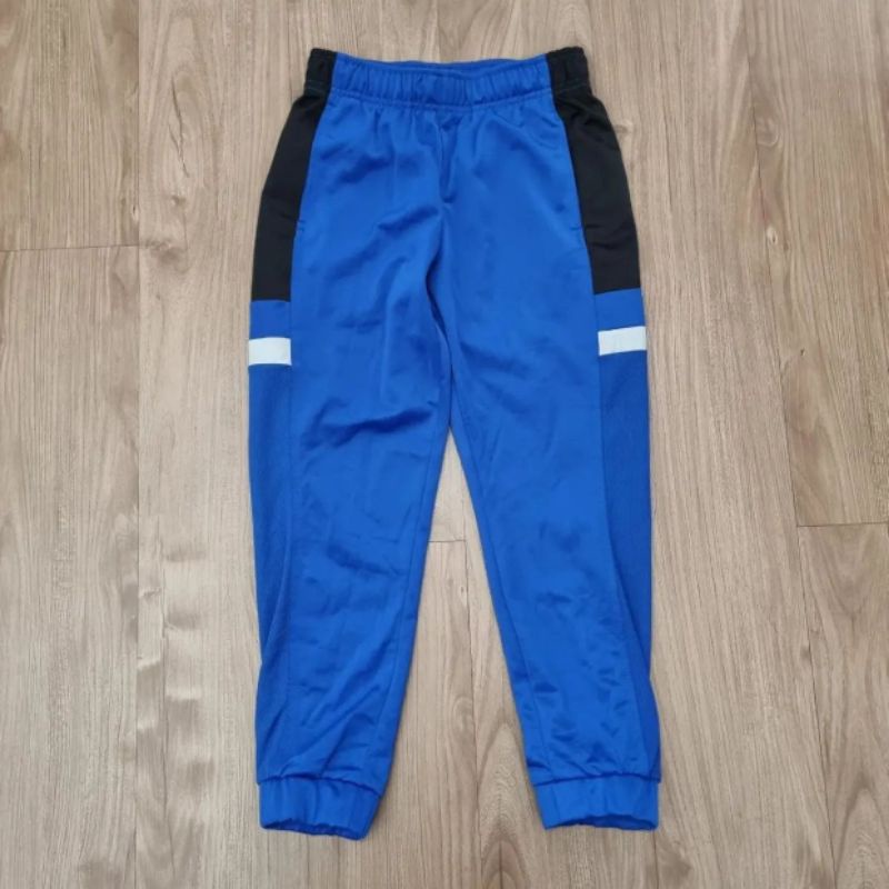 B200514 ATHLETI* WORKS ORIGINAL JOGGER celana panjang anak laki-laki biru tua Merk utuh Bisa dpake j