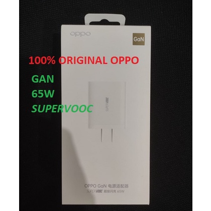 OPPO Charger GaN 65W SuperVOOC + Cable Original Pack US