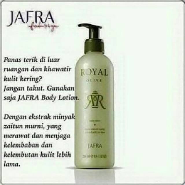 ROYAL OLIVE BODY LOTION JAFRA