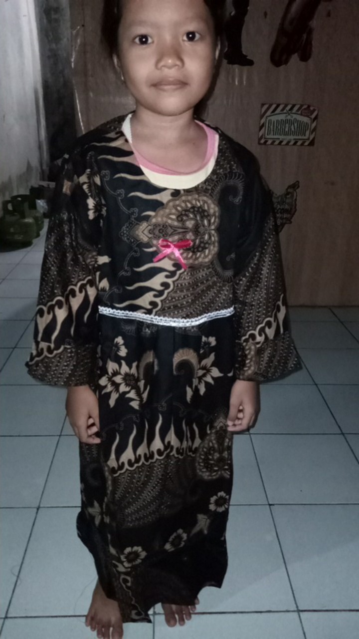 Gamis Batik Anak 4-10th