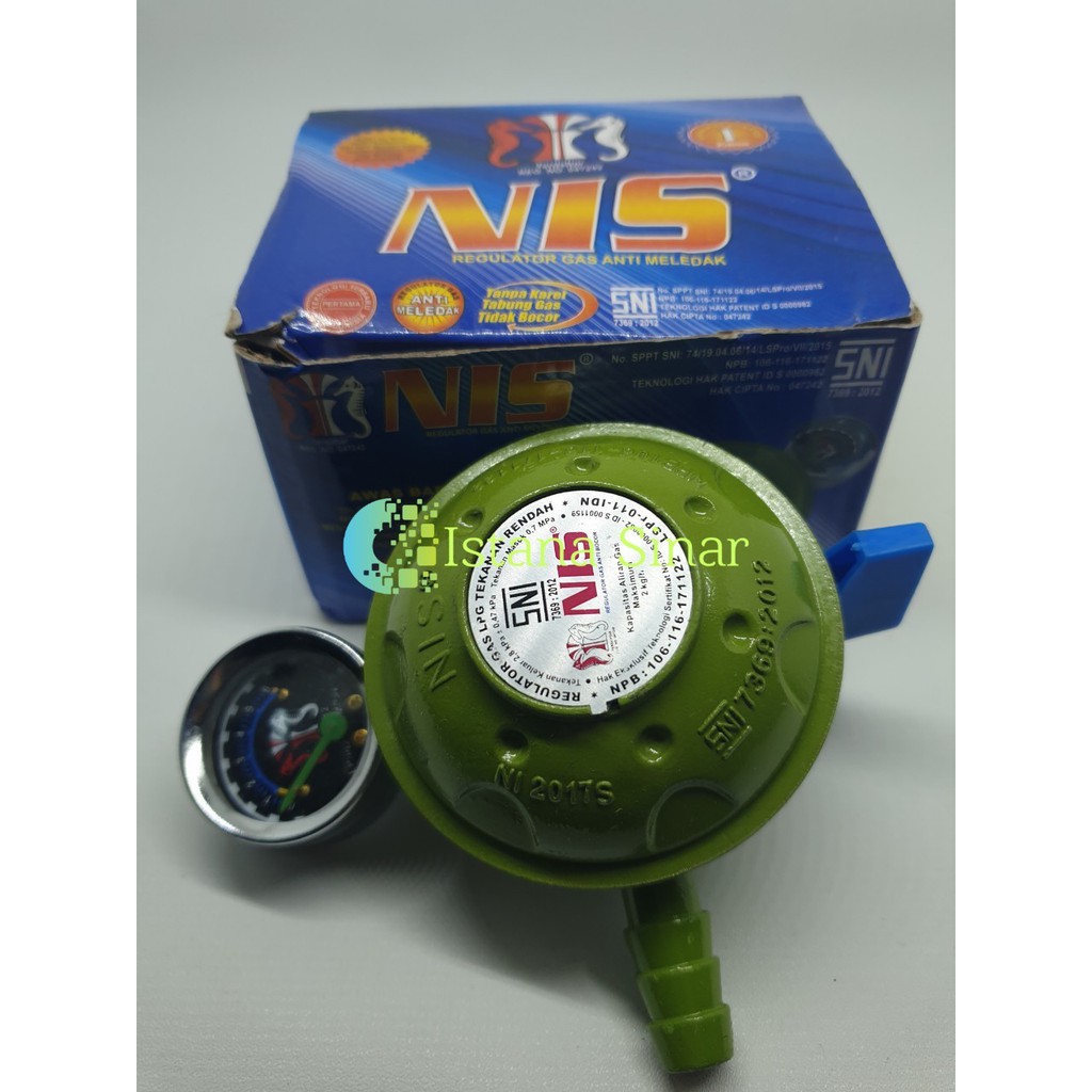 NIS Regulator &amp; Meteran Tekanan Rendah / Regulator Gas