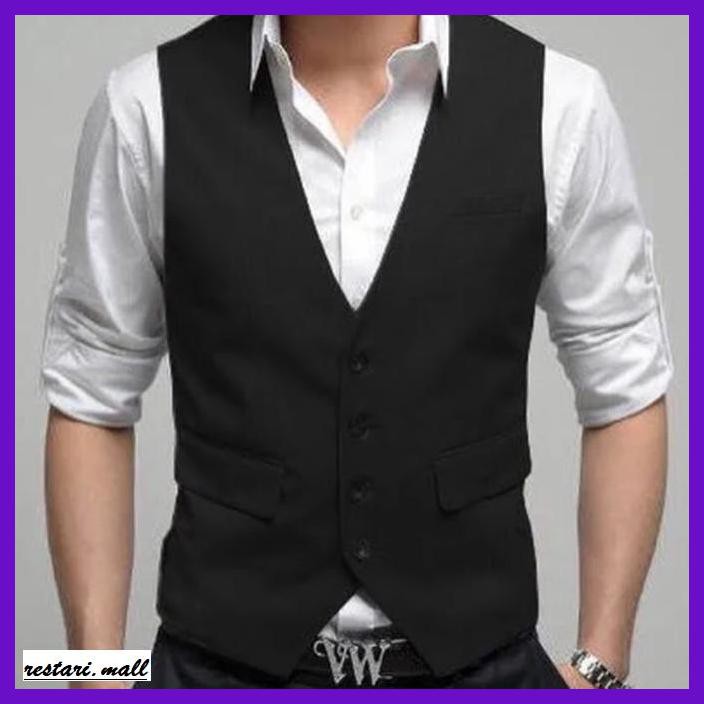 ODEXUTAIRP- ROMPI JAS,VEST PRIA,ROMPI JAS PRIA,JAS PRIA,JAS ROMPI MURAH - HITAM -ORIGINAL.