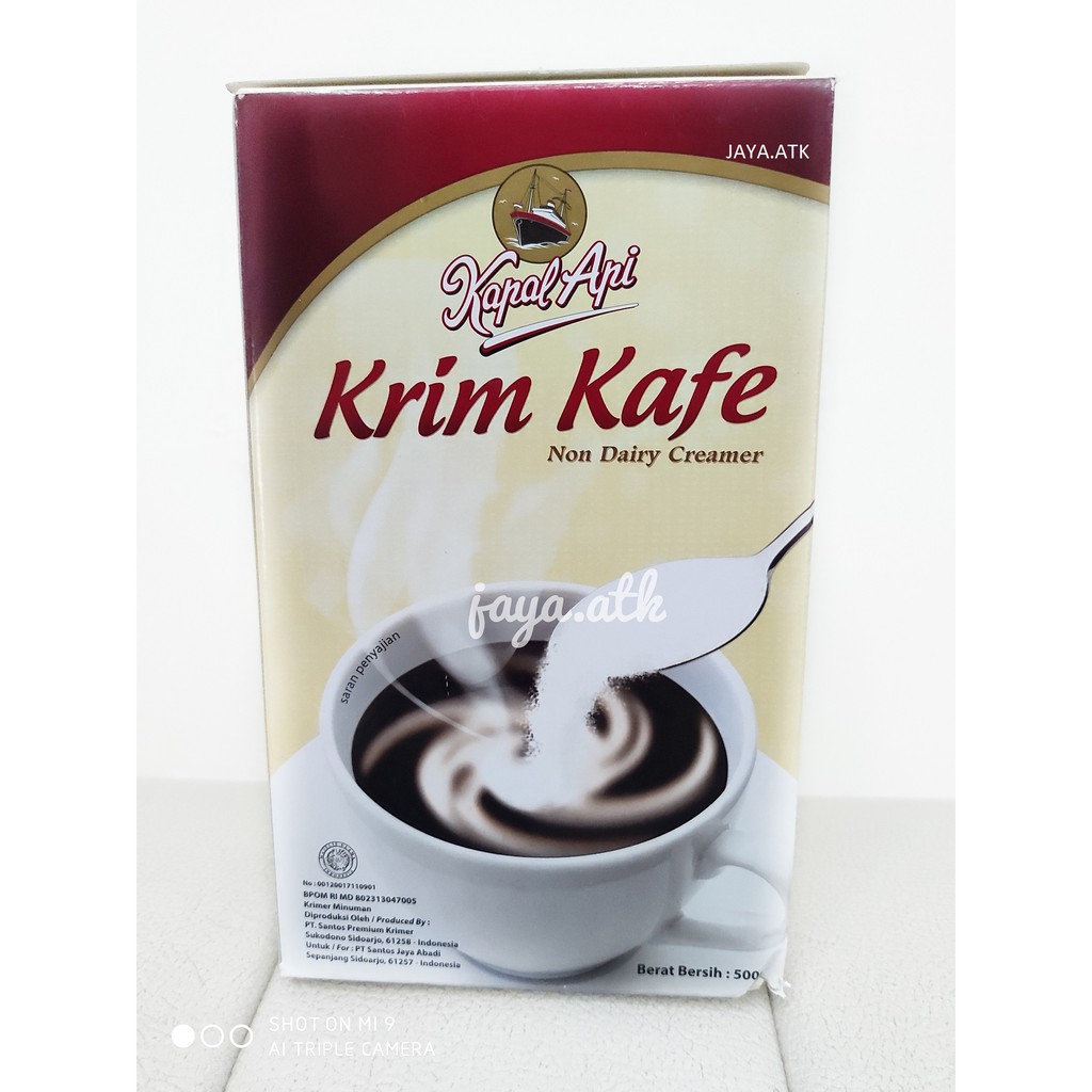 

KRIMER KOPI KRIM KAFE KAPAL API NON DAIRY CREAMER SUSU BUBUK 500 GRAM