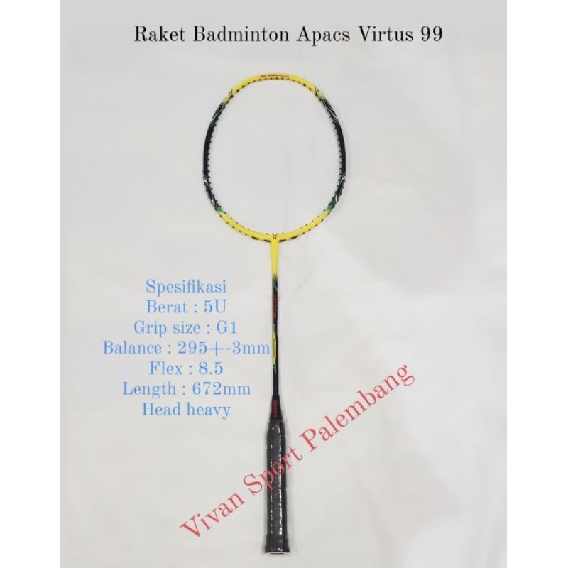 Raket Badminton Apacs Virtus 99 35Lbs