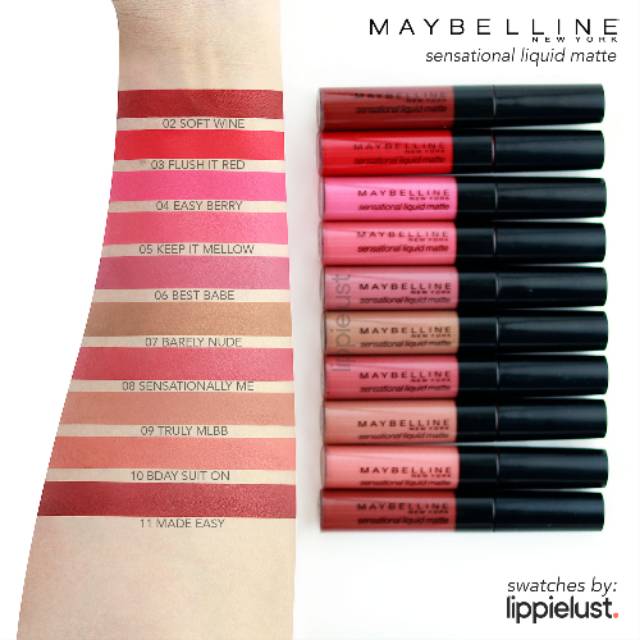 Maybelline sensasional lip matte