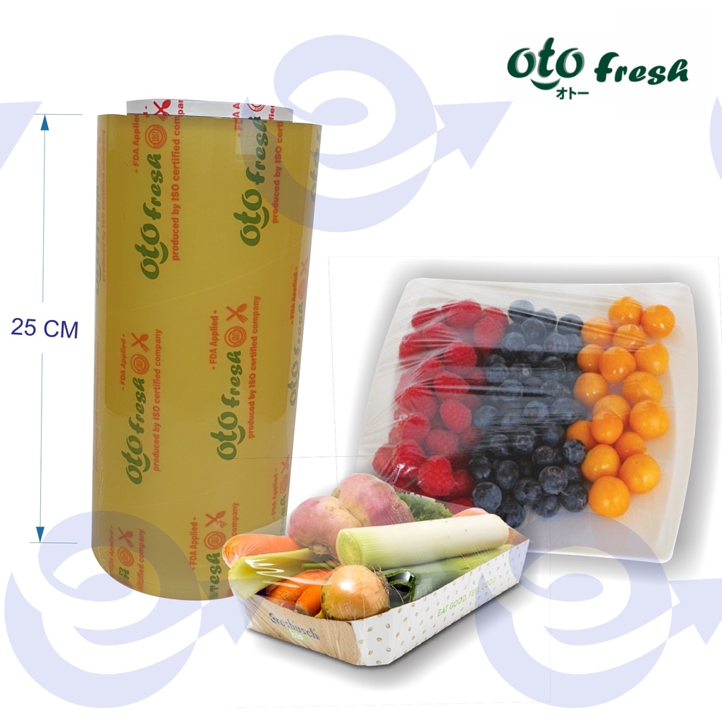 OTO Fresh Plastik Wrapping Pembungkus Makanan Food Wrap 25 30 35 45 CM