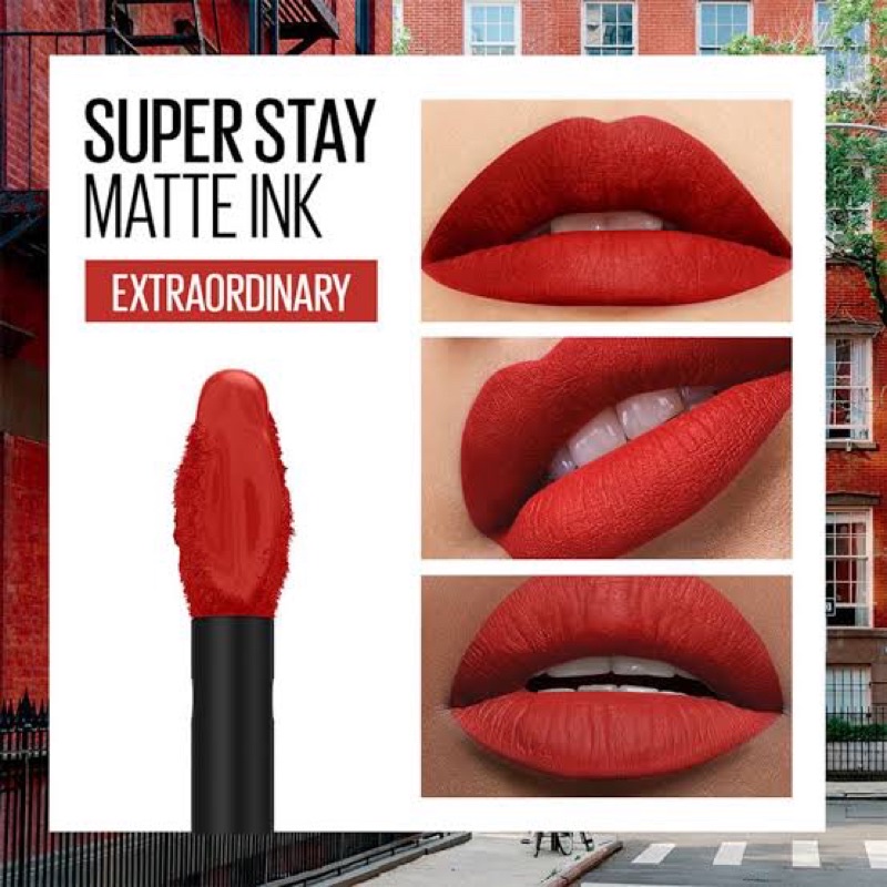 MAYBELLINE SUPERSTAY Matte Ink - 315 EXTRAORDINARY | ❤ jselectiv ❤ Lip Cream Tahan 16 Jam MAYBELLINE - ORI✔️BPOM✔️MURAH✔️COD✔️