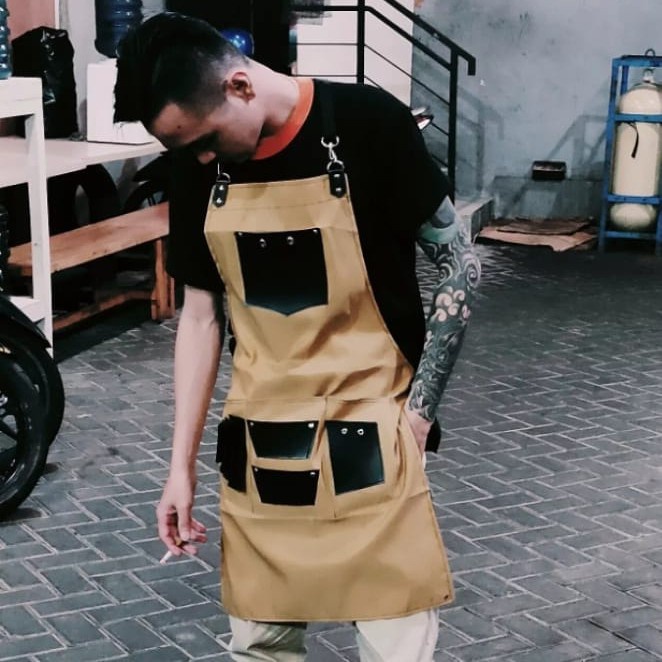 Celemek/Apron Barbershop/Barista/Caffe/Coffe Shop