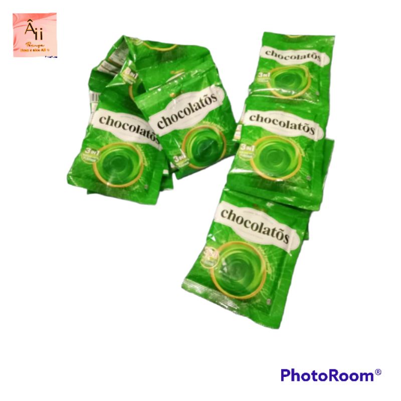 

ecer ½ renteng isi 5 sachet chocolatos drink matcha minuman kemasan