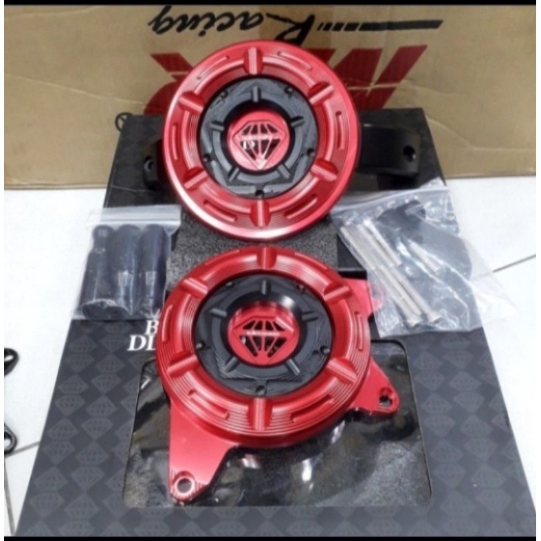 Ttup Cover CVT 2pcs All New Nmax2020/Aerox2020 Black Diamond